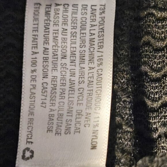 Xhilaration Women's Black Textured A-Line Skirt - Picture 6 of 6